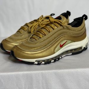 SZ 7 AIR MAX 97 OG QUICK-STRIKE GS 'METALLIC GOLD' 2017 QUICK SHIPPING!!! EASY!!